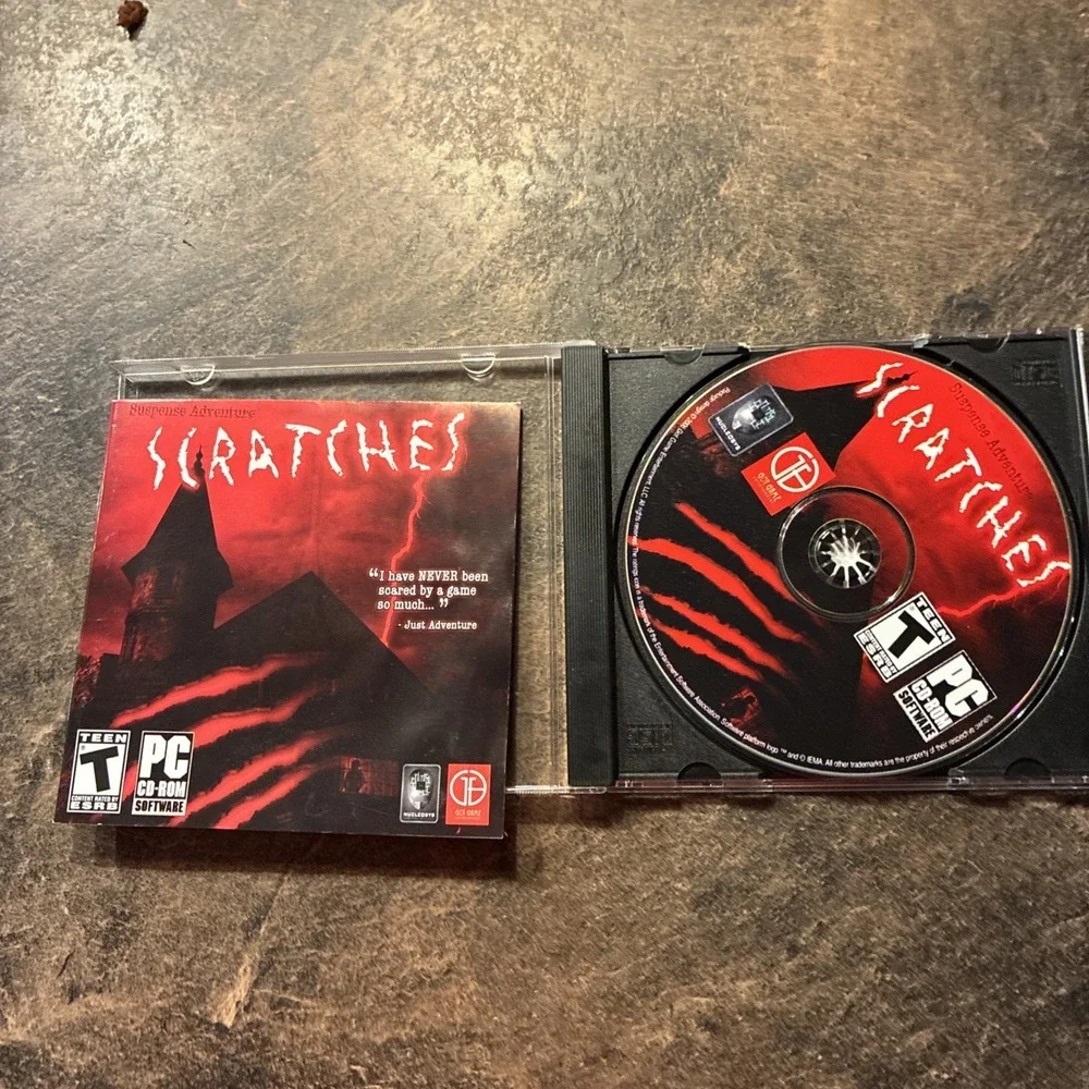 SCRATCHES PC CD Rom Computer Game 2006 jewel case